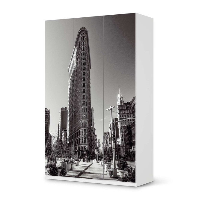 Möbelfolie IKEA Pax Schrank 236cm Höhe - 3 Türen - Manhattan- Bild 1