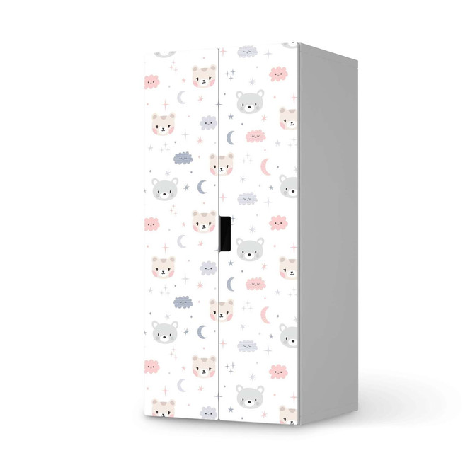 Möbelfolie IKEA Stuva / Malad Schrank - 2 grosse Türen - Sweet Dreams- Bild 1