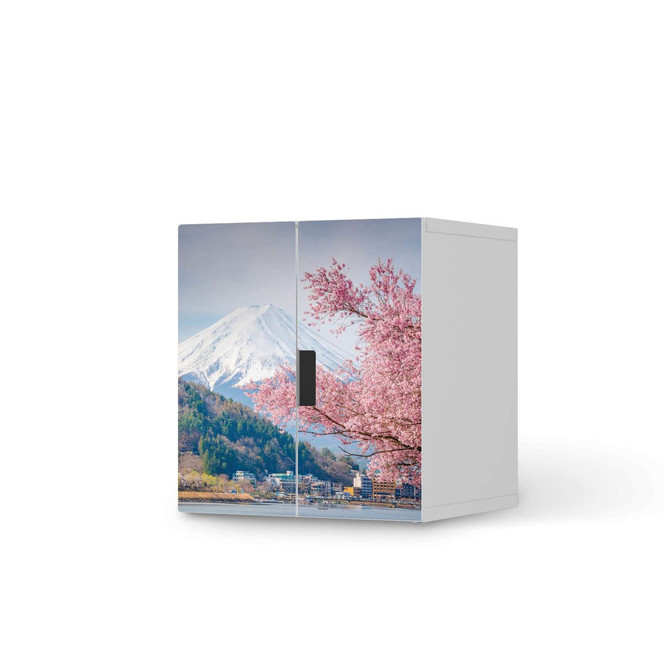 Möbelfolie IKEA Stuva / Malad Schrank - 2 kleine Türen - Mount Fuji- Bild 1