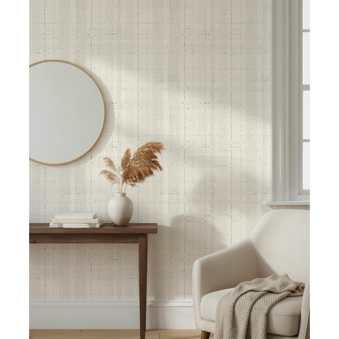 Vliestapete Streifen Modern in Beige