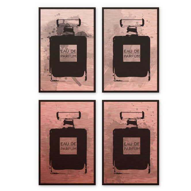 Alu-Dibond-Kupfereffekt Eau de Parfum (4er Set) - Bild 1