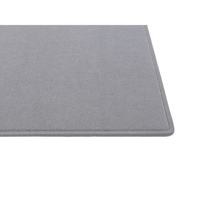 Bijou Uni Kurzflorteppich nach Mass in Silber