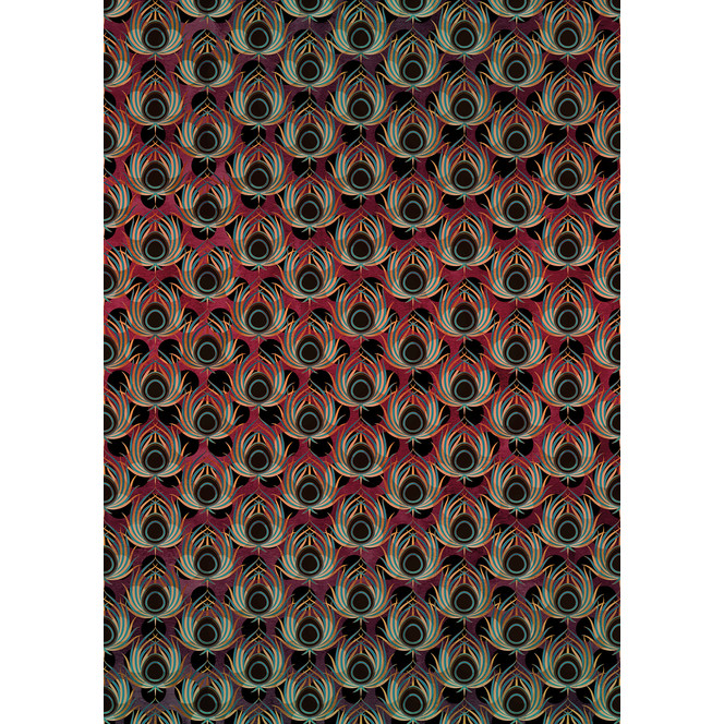 Fototapete Paon Rouge