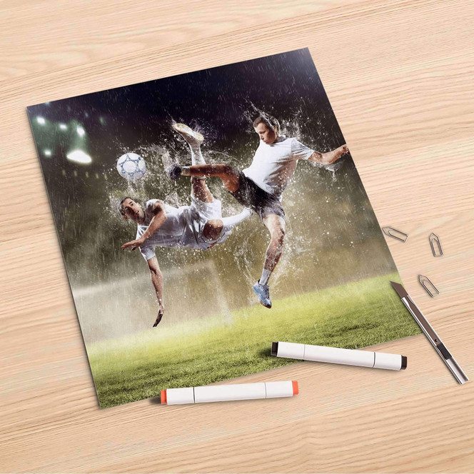 Folienbogen (30x30cm) - Soccer- Bild 1