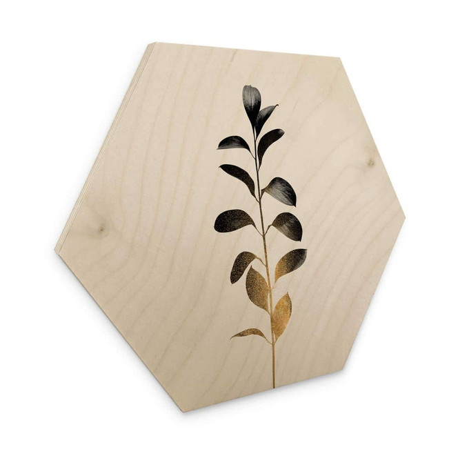 Hexagon - Holz Kubistika - Monochromatica