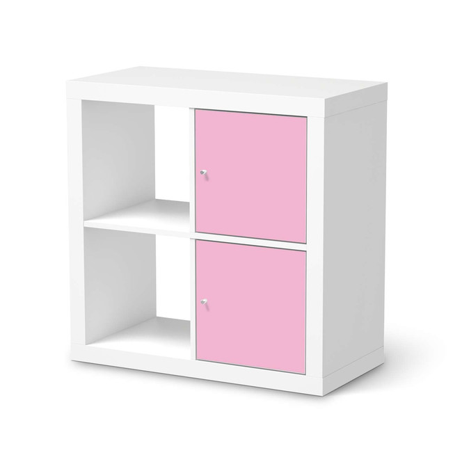 Möbelfolie IKEA Kallax Regal 2 Türen (hoch) - Pink Light- Bild 1