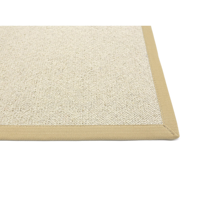 Tango 3cm Bordürenteppich in Sand 596