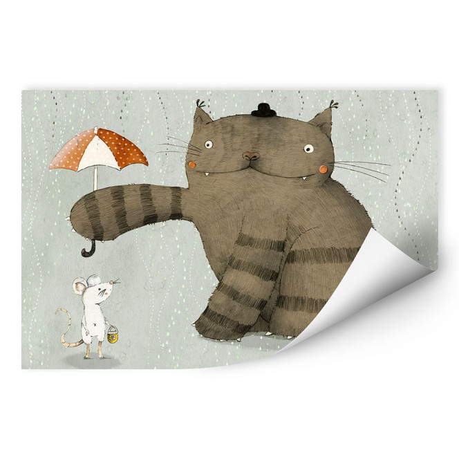 Wallprint Loske - Regenschirm