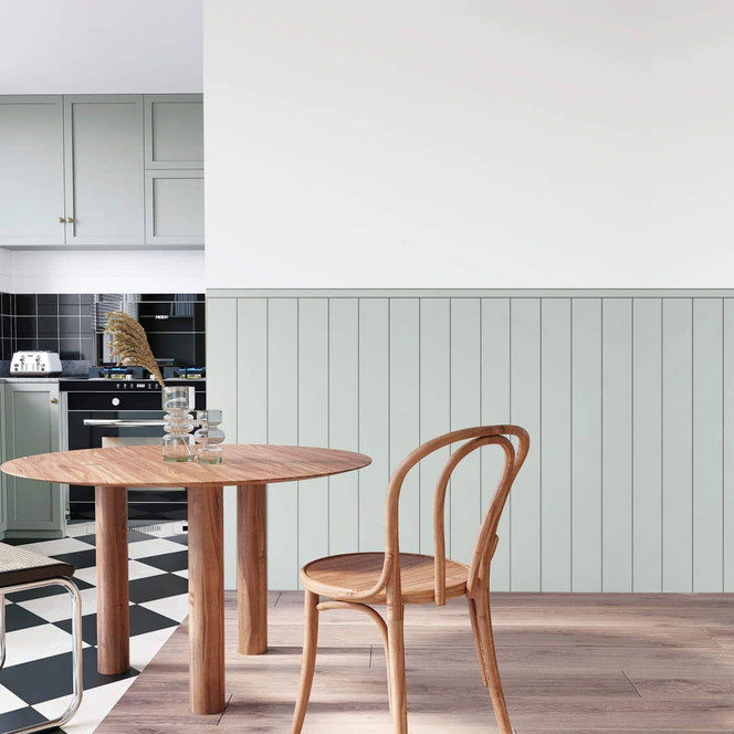 Wandpaneele Wandverkleidung selbstklebend pastell-mint