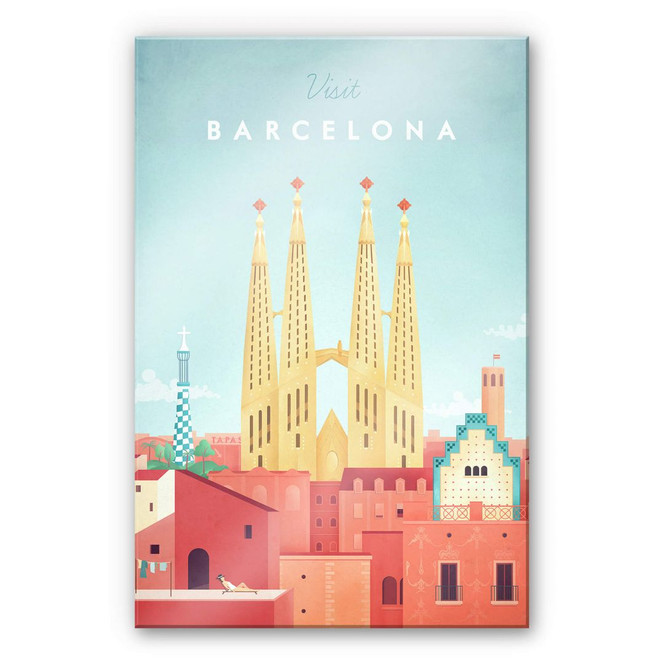 Acrylglasbild Rivers - Barcelona