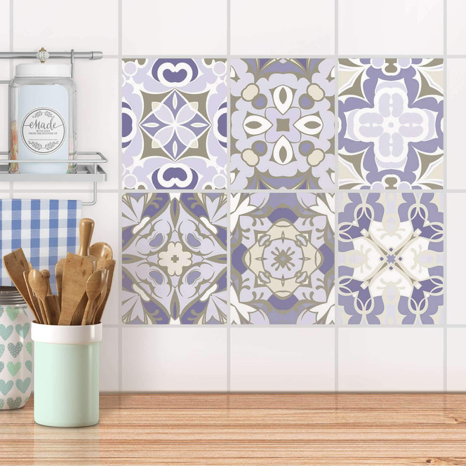 Fliesenaufkleber Set rechteckig - Princess Dream