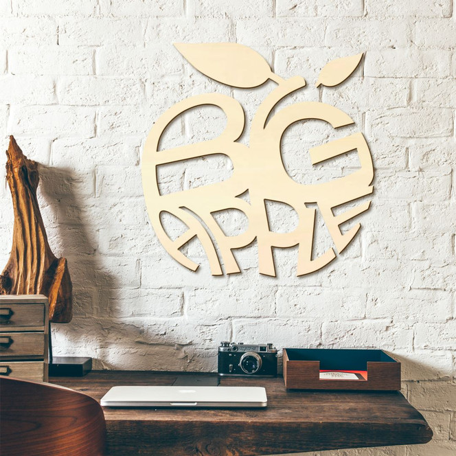 Holzbuchstaben Big Apple