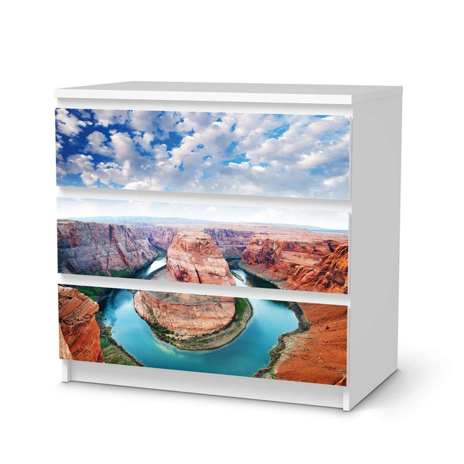Klebefolie IKEA Malm Kommode 3 Schubladen - Grand Canyon- Bild 1