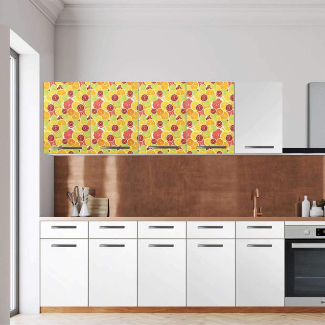 Klebefolie - Wandschrank 160cm Breite - Citrus