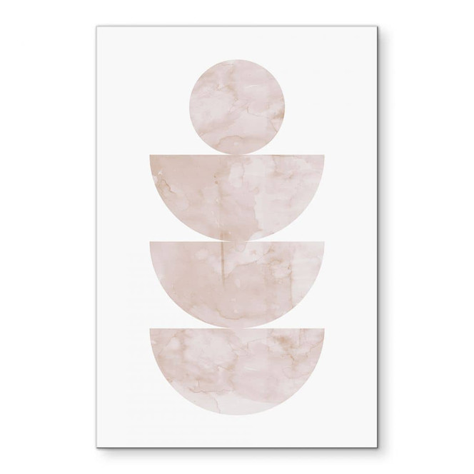 Wandbild Geometrisches Gleichgewicht - Abstrakte Komposition - Costa - Alu-Dibond