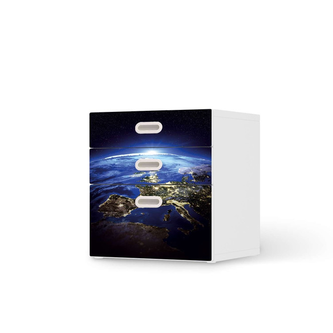 Folie IKEA Stuva / Fritids Kommode - 3 Schubladen - Earth View- Bild 1