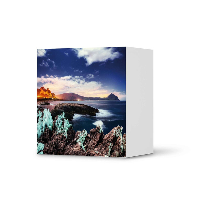 Klebefolie IKEA Besta Regal 1 Türe - Seaside- Bild 1