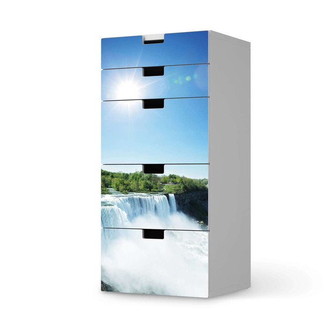 Möbel Klebefolie IKEA Stuva / Malad Kommode - 5 Schubladen - Niagara Falls- Bild 1