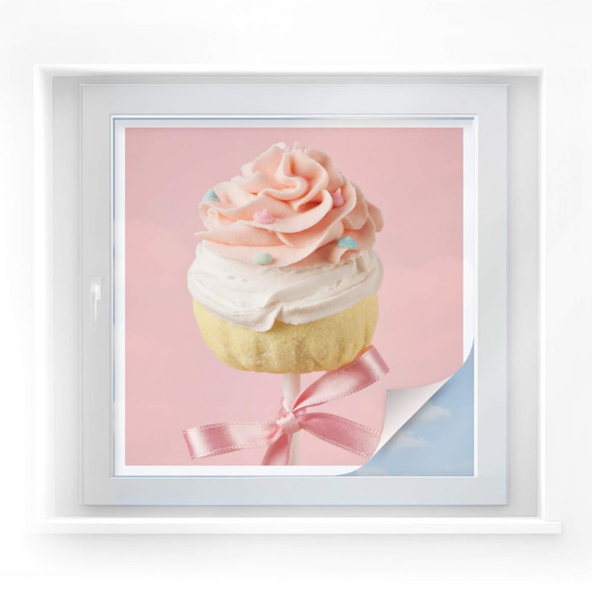 Sichtschutzfolie Lovely Cakepop - quadratisch