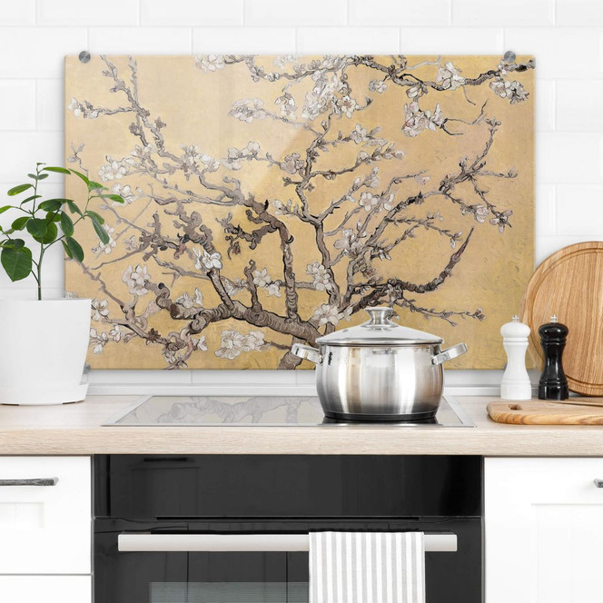 Spritzschutz van Gogh - Mandelblüte Creme