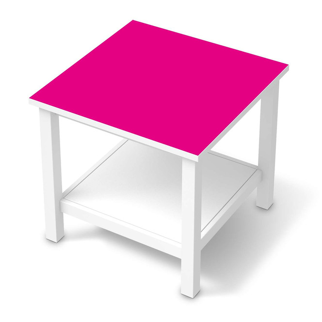 Möbel Klebefolie IKEA Hemnes Tisch 55x55cm - Pink Dark- Bild 1