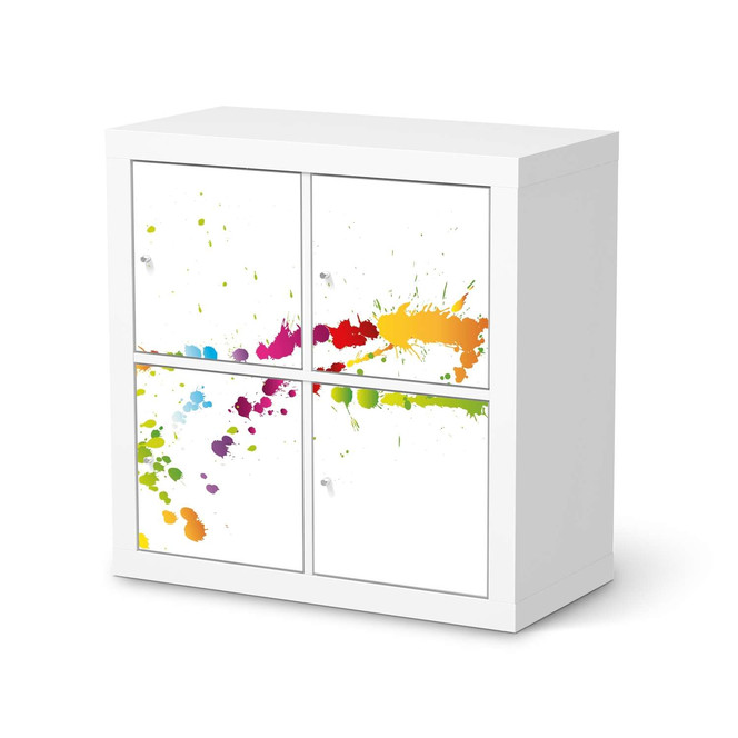 Möbelfolie IKEA Expedit Regal 4 Türen - Splash 2- Bild 1