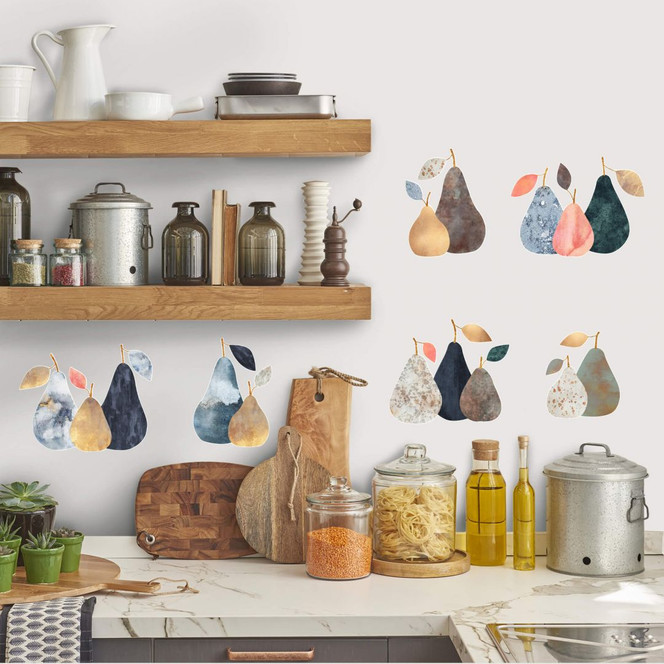 Wandtattoo Fredriksson - Bunte Birnen