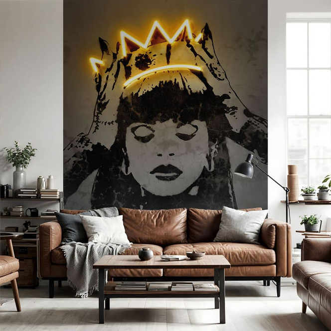 Fototapete Neon Art - Rihanna - Mielu
