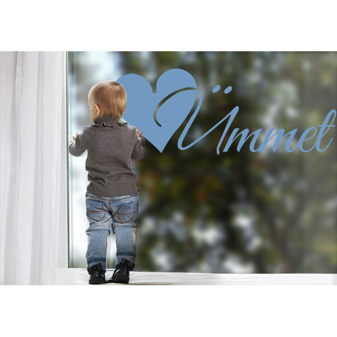 Glasdekor Wunschtext Initiale Ü - Bild 1