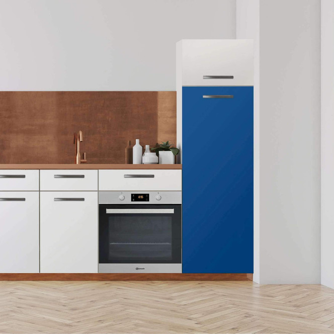 Klebefolie - Hochschrank (60x160cm) - Blau Dark- Bild 1