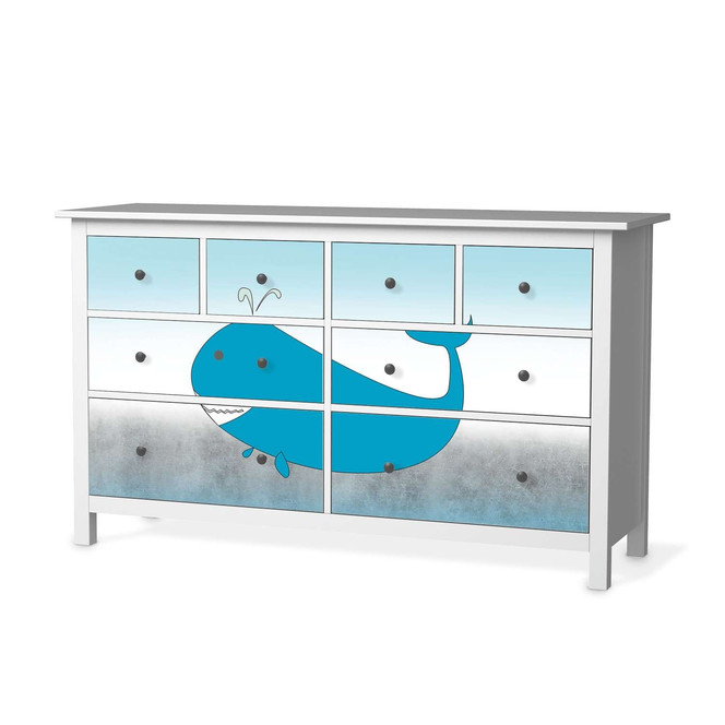 Möbelfolie IKEA Hemnes Kommode 8 Schubladen - Herr Wal- Bild 1