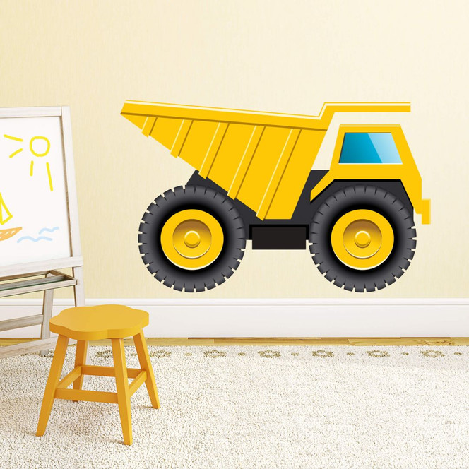 Wandtattoo Baufahrzeug Kipper
