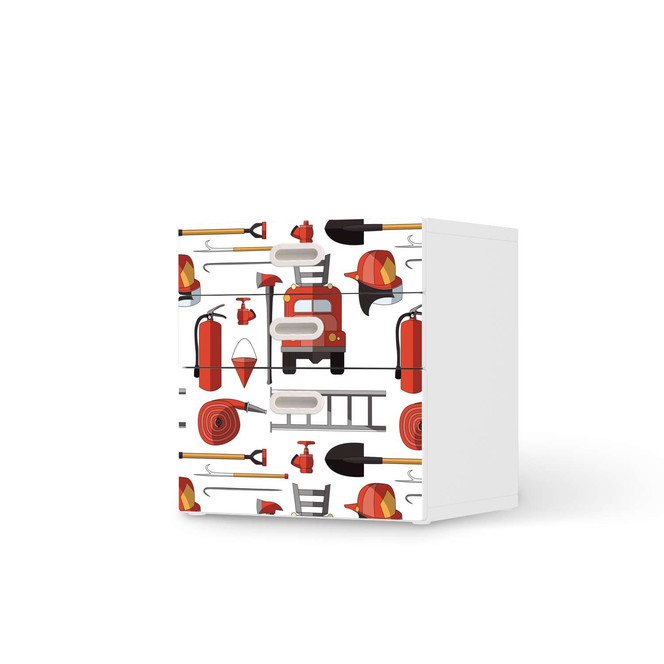 Folie IKEA Stuva / Fritids Kommode - 3 Schubladen - Firefighter- Bild 1