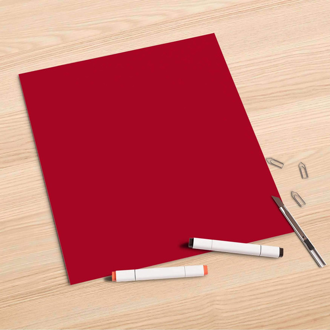 Folienbogen (30x30cm) - Rot Dark- Bild 1