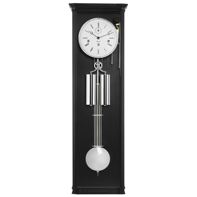 Klassischer Regulateur William "HERMLE" Schwarz-Nickel