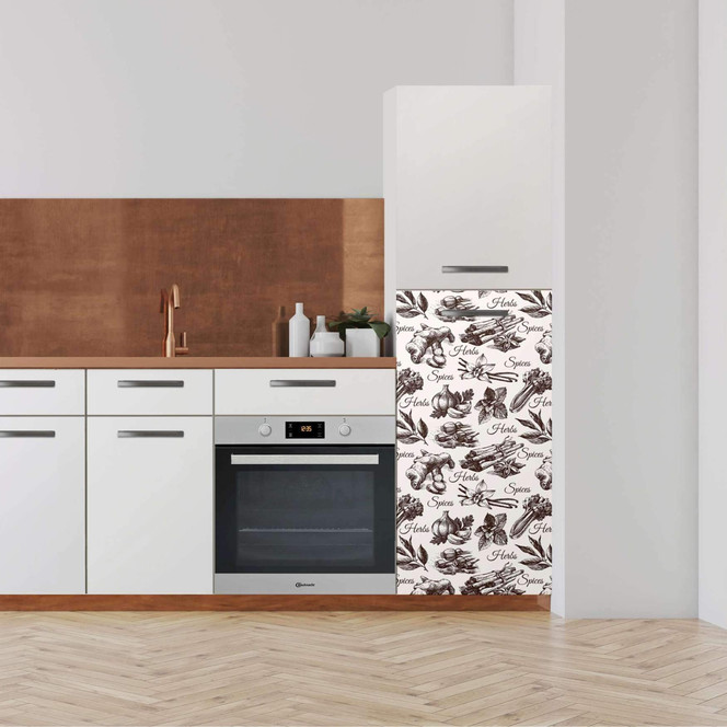 Klebefolie - Hochschrank (60x120cm) - Spices- Bild 1