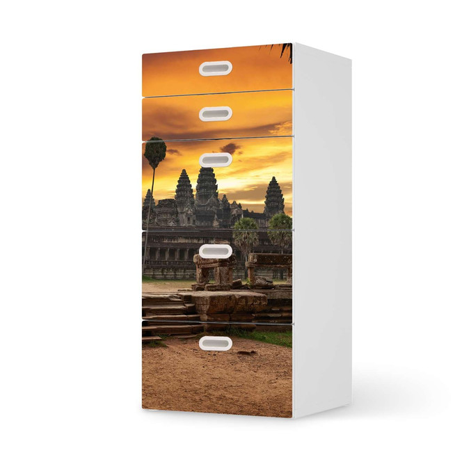 Möbel Klebefolie IKEA Stuva / Fritids Kommode - 5 Schubladen - Angkor Wat- Bild 1