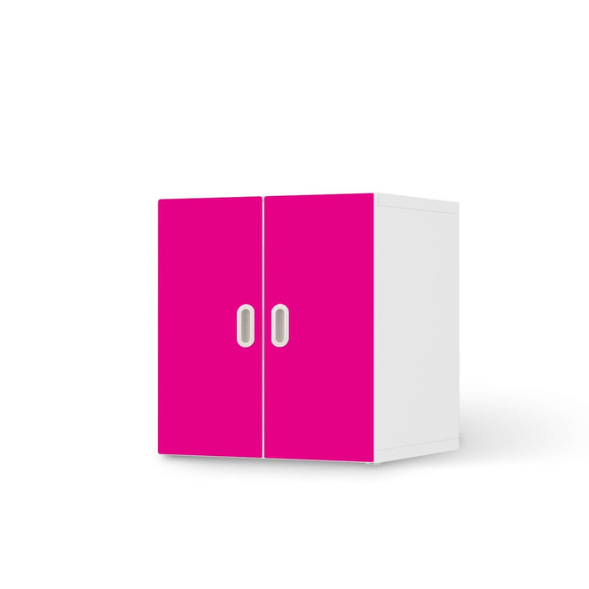 Möbelfolie IKEA Stuva / Fritids Schrank - 2 kleine Türen - Pink Dark- Bild 1