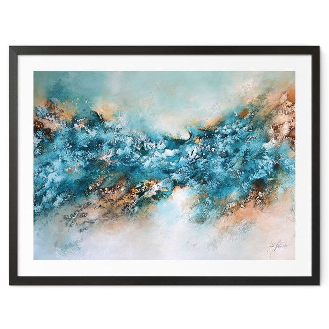 Poster Abstrakte Eis Komposition - Fedrau