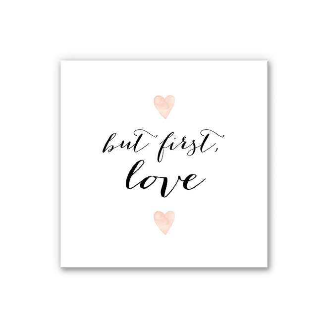 Wandbild Confetti & Cream - But first Love