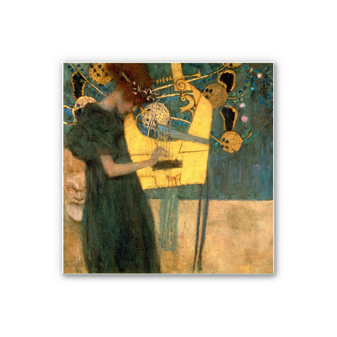 Wandbild Klimt - Die Musik
