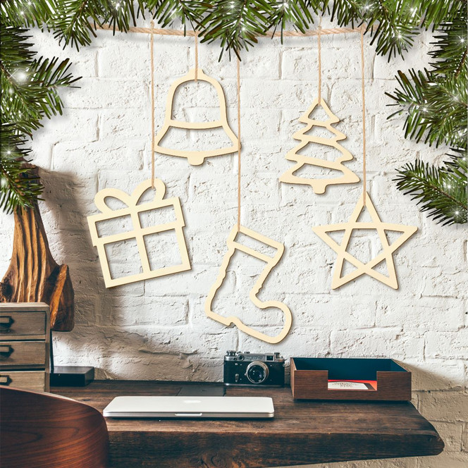 Baumschmuck 02 Set (5-teilig)