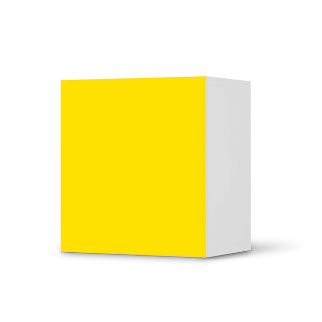 Klebefolie IKEA Besta Regal 1 Türe - Gelb Dark- Bild 1
