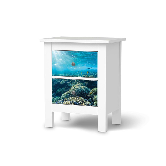 Möbelfolie IKEA Hemnes Kommode 2 Schubladen - Underwater World- Bild 1