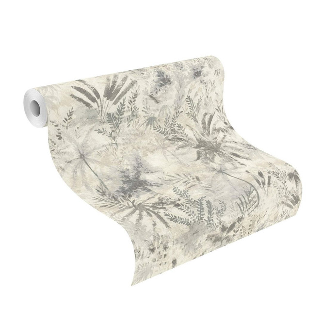 Rasch Vliestapete Poetry II grau, greige, cremeweiss