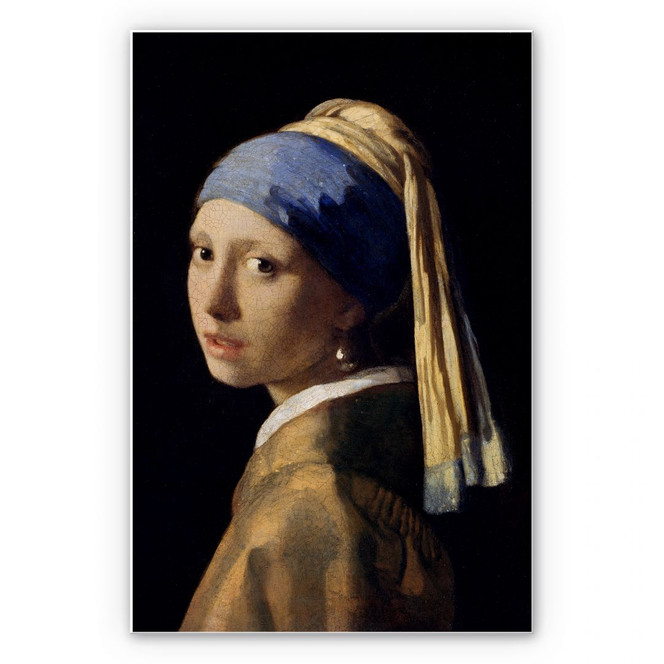 Wandbild Vermeer - Das Mädchen mit dem Perlenohrgehänge