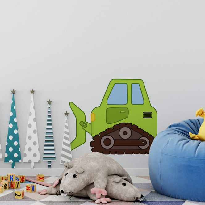 Wandtattoo Planierraupe 02