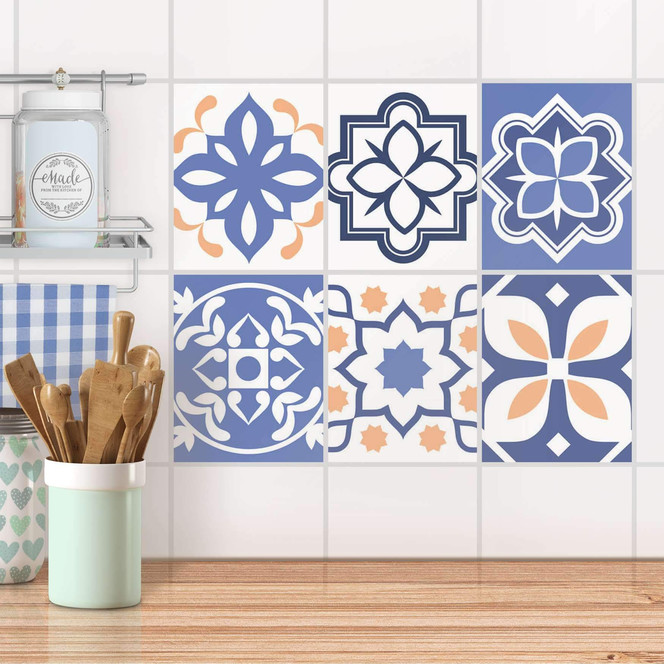 Fliesenaufkleber Set rechteckig - Midsummer Dream