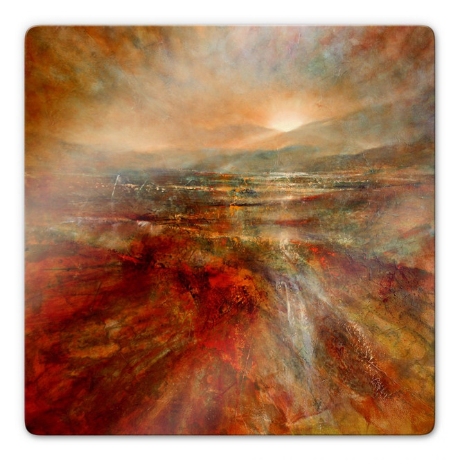 Glasbild Schmucker - Sonnenaufgang