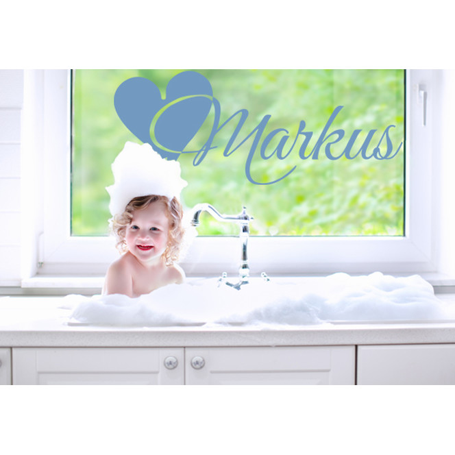 Glasdekor Wunschtext Initiale M - Bild 1